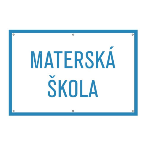MATERSKÁ ŠKOLA